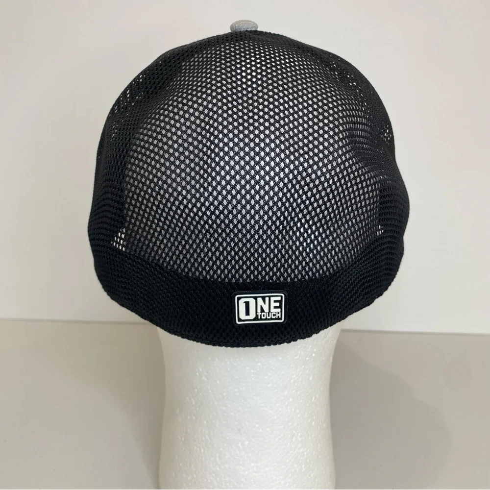 The North Face One Touch Seamless Mesh Hat Cap Unisex One Size Black Gray